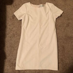 Abercrombie & Fitch Pale pink faux suede dress
